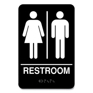 indoor-restroom-door-sign-unixex-55-x-85-black-white_csc098096 - 1