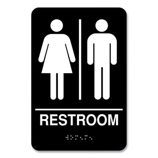 indoor-restroom-door-sign-unixex-55-x-85-black-white_csc098096 - 2