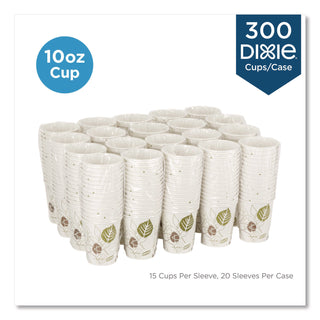 Pathways Paper Hot Cups, 10 oz, 15/Sleeve, 20 Sleeves/Carton - 3