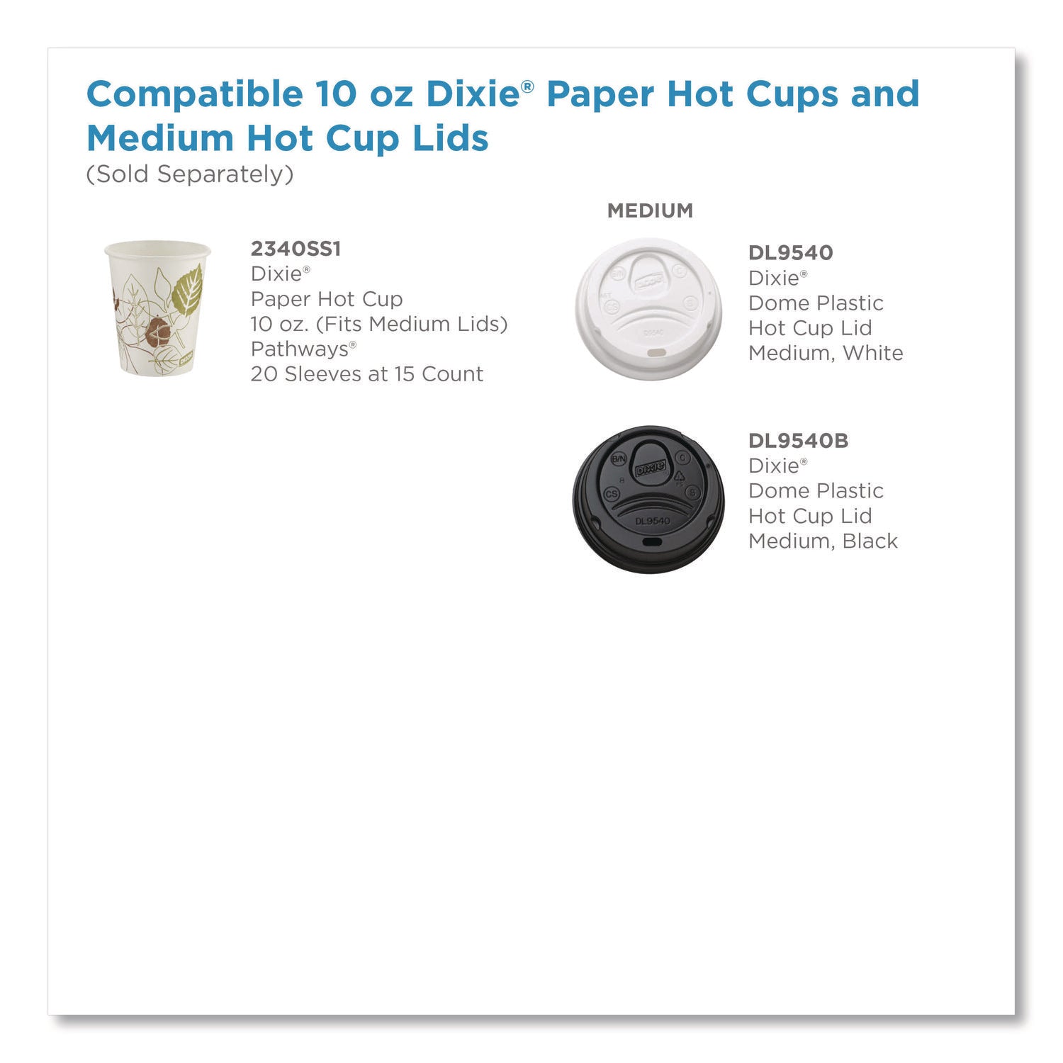 Pathways Paper Hot Cups, 10 oz, 15/Sleeve, 20 Sleeves/Carton - 4
