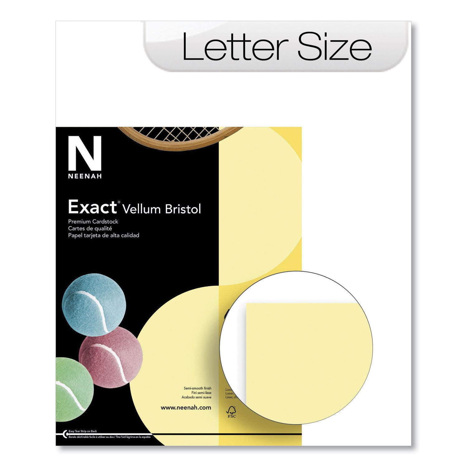 exact-vellum-bristol-cover-stock-67-lb-bristol-weight-85-x-11-yellow-100-pack_gpc8133882338 - 1