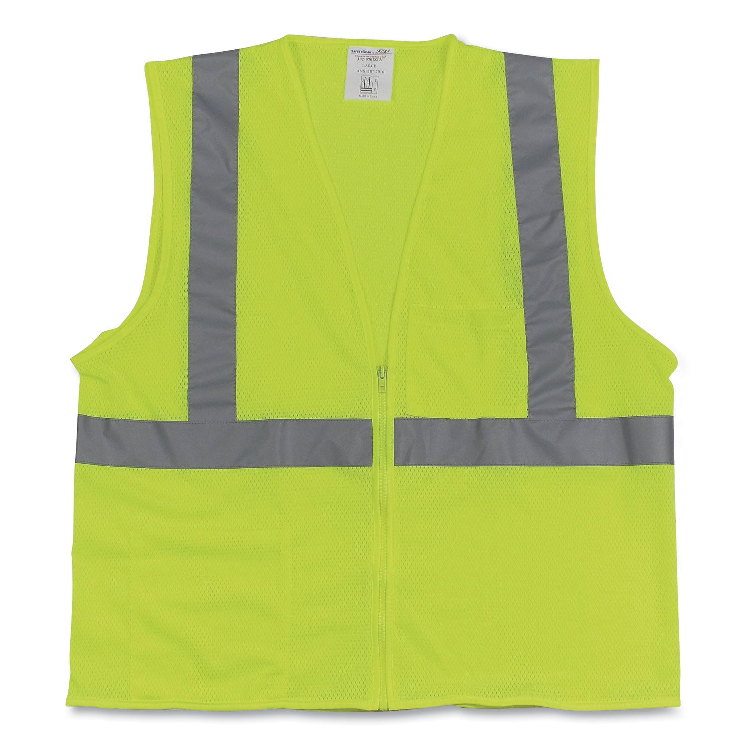 ansi-class-2-two-pocket-zipper-mesh-safety-vest-x-large-hi-viz-lime-yellow_pid3020702zlyxl - 1