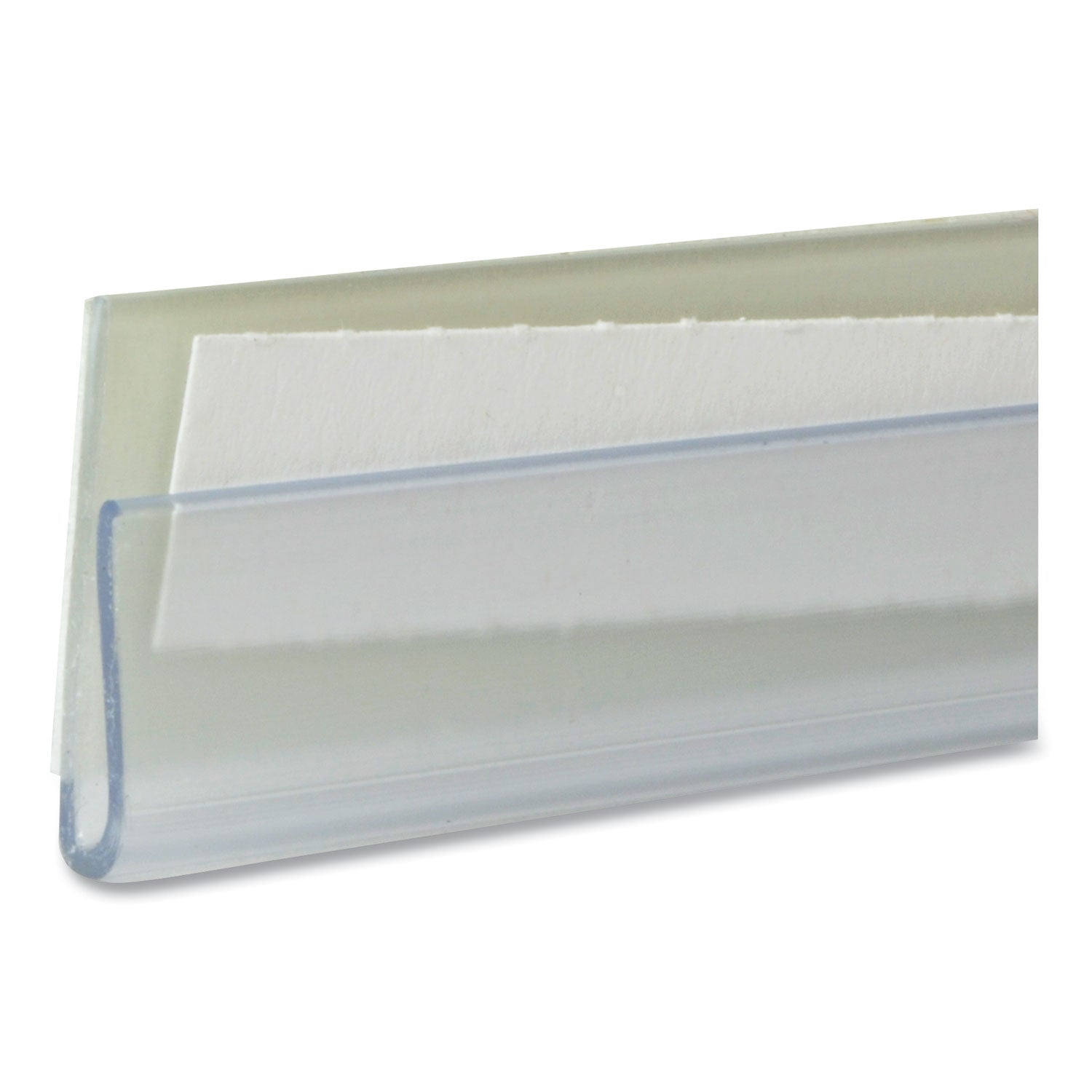 Shelf Labeling Strips, Side Load, 4 x 0.78, Clear, 10/Pack - 