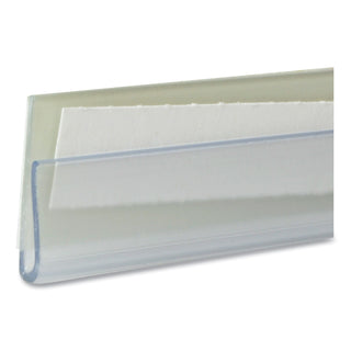 Shelf Labeling Strips, Side Load, 4 x 0.78, Clear, 10/Pack - 