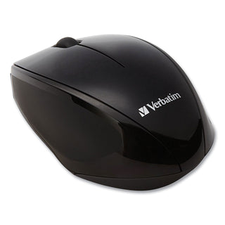 Wireless Notebook Multi-Trac Blue LED Mouse, 2.4 GHz Frequency/32.8 ft Wireless Range, Left/Right Hand Use, Black - 