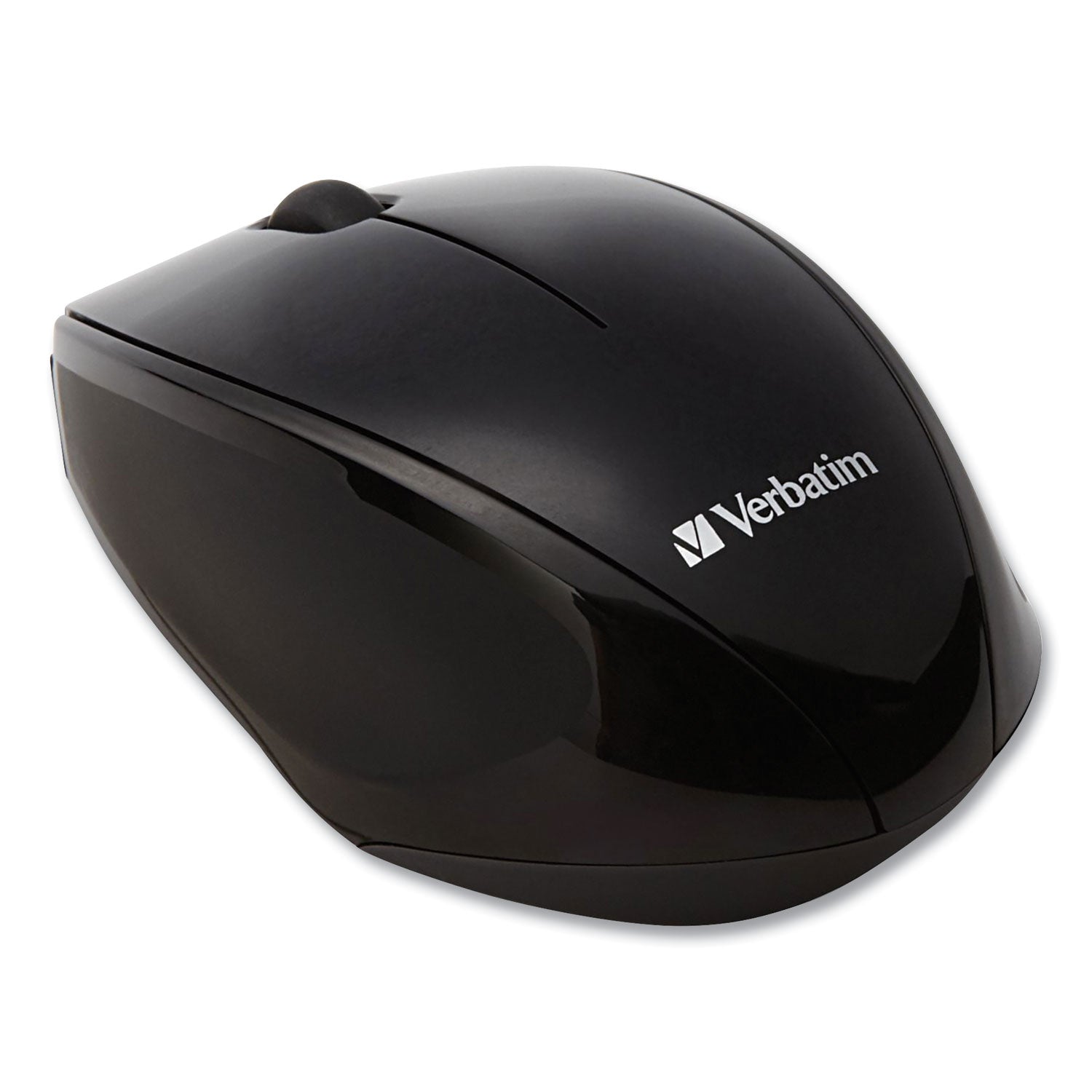 Wireless Notebook Multi-Trac Blue LED Mouse, 2.4 GHz Frequency/32.8 ft Wireless Range, Left/Right Hand Use, Black - 