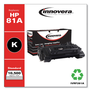 Remanufactured Black Toner, Replacement for 81A (CF281A), 10,500 Page-Yield