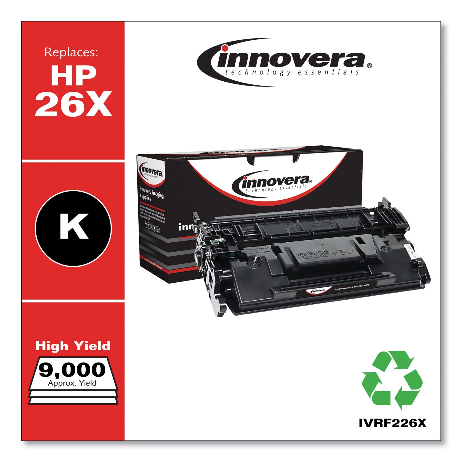 remanufactured-black-high-yield-toner-replacement-for-26x-cf226x-9000-page-yield_ivrf226x - 2