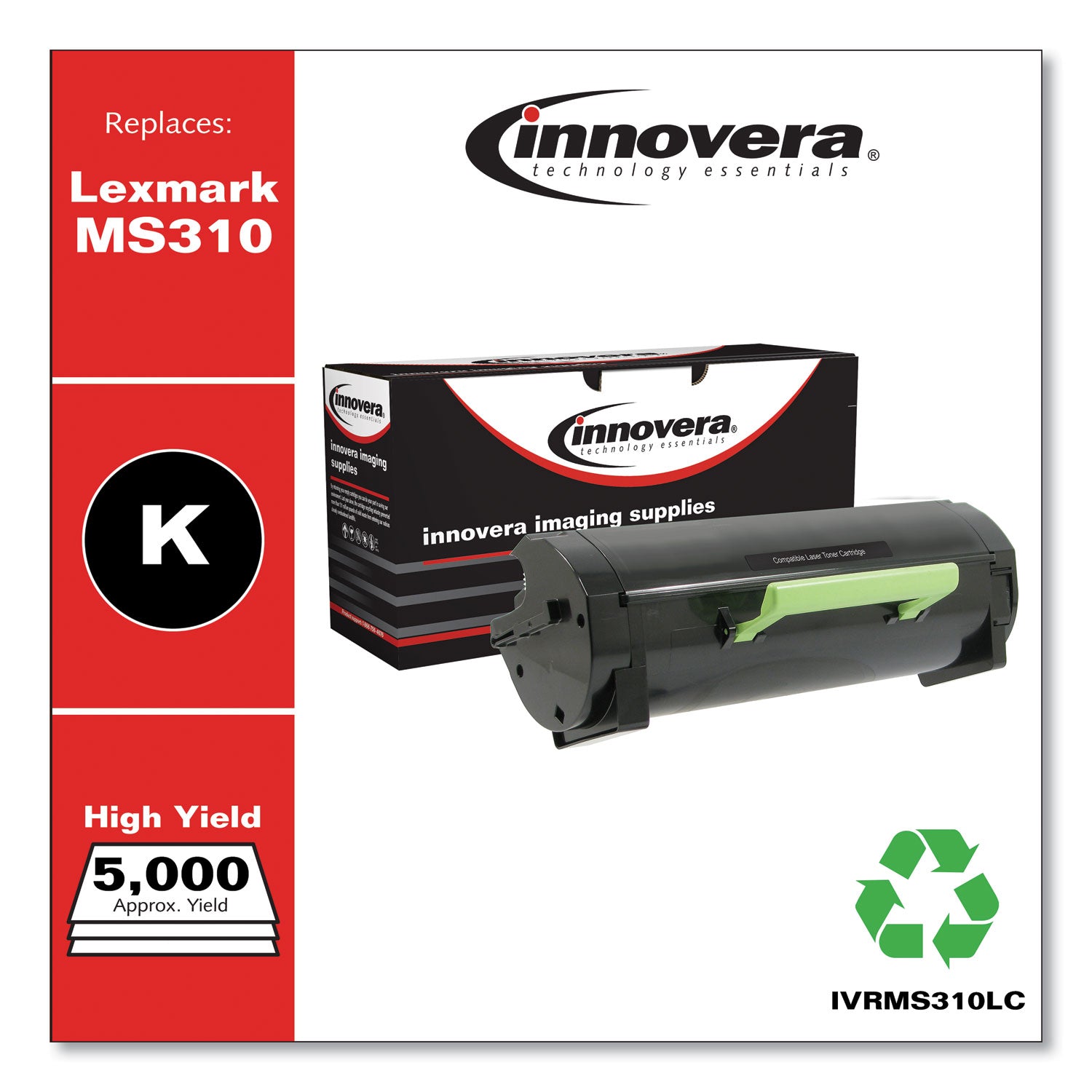 remanufactured-black-high-yield-toner-replacement-for-ms310-5000-page-yield_ivrms310lc - 2