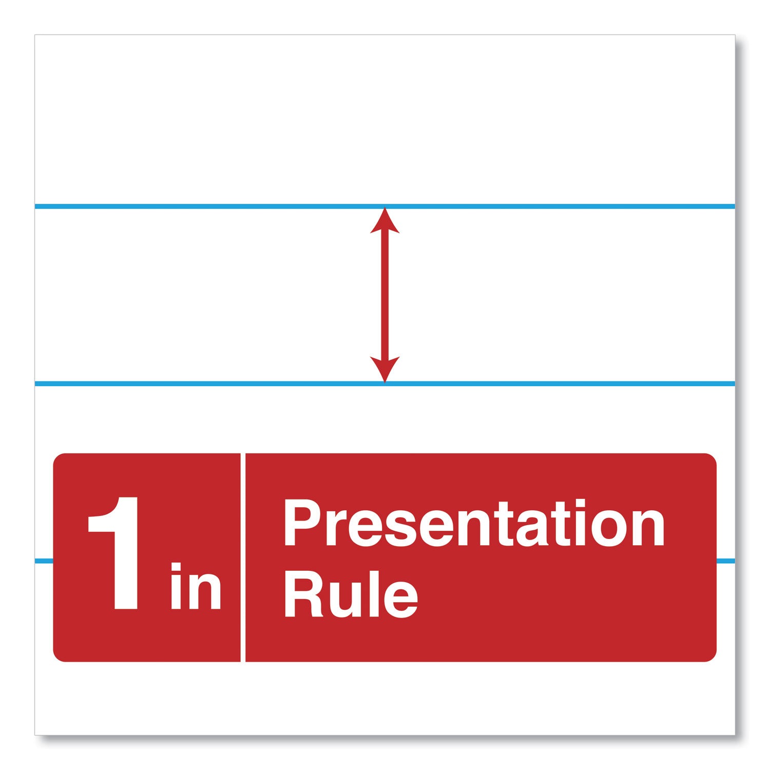 Easel Pads/Flip Charts, Presentation Format (1" Rule), 27 x 34, White, 50 Sheets, 2/Carton - 