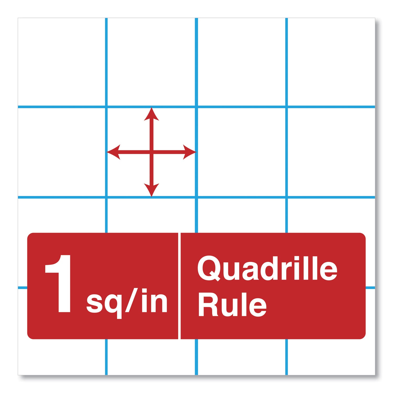 Easel Pads/Flip Charts, Quadrille Rule (1 sq/in), 27 x 34, White, 50 Sheets, 2/Carton - 