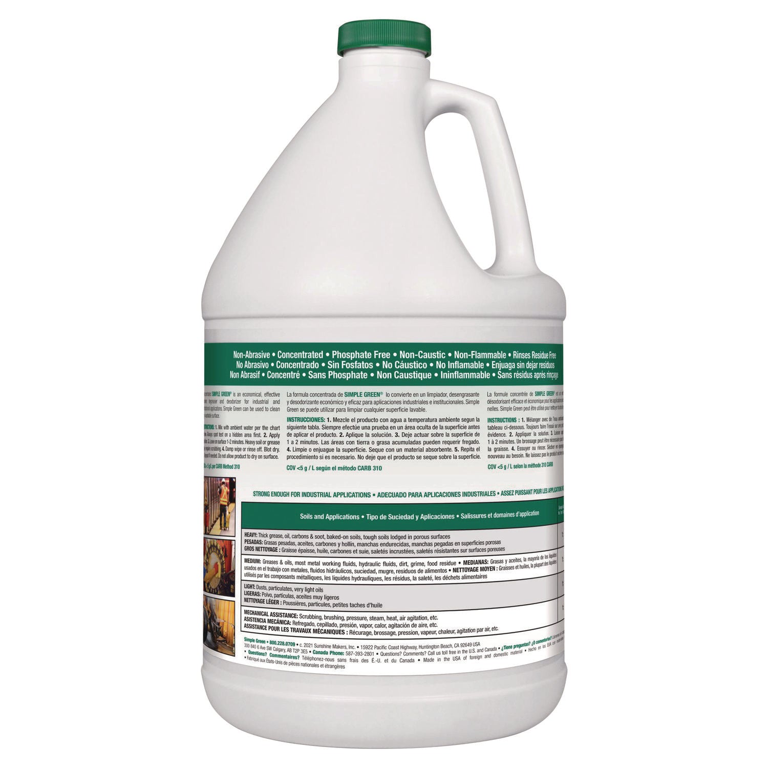 Simple Green Industrial Cleaner and Degreaser, Sold as 1 Each