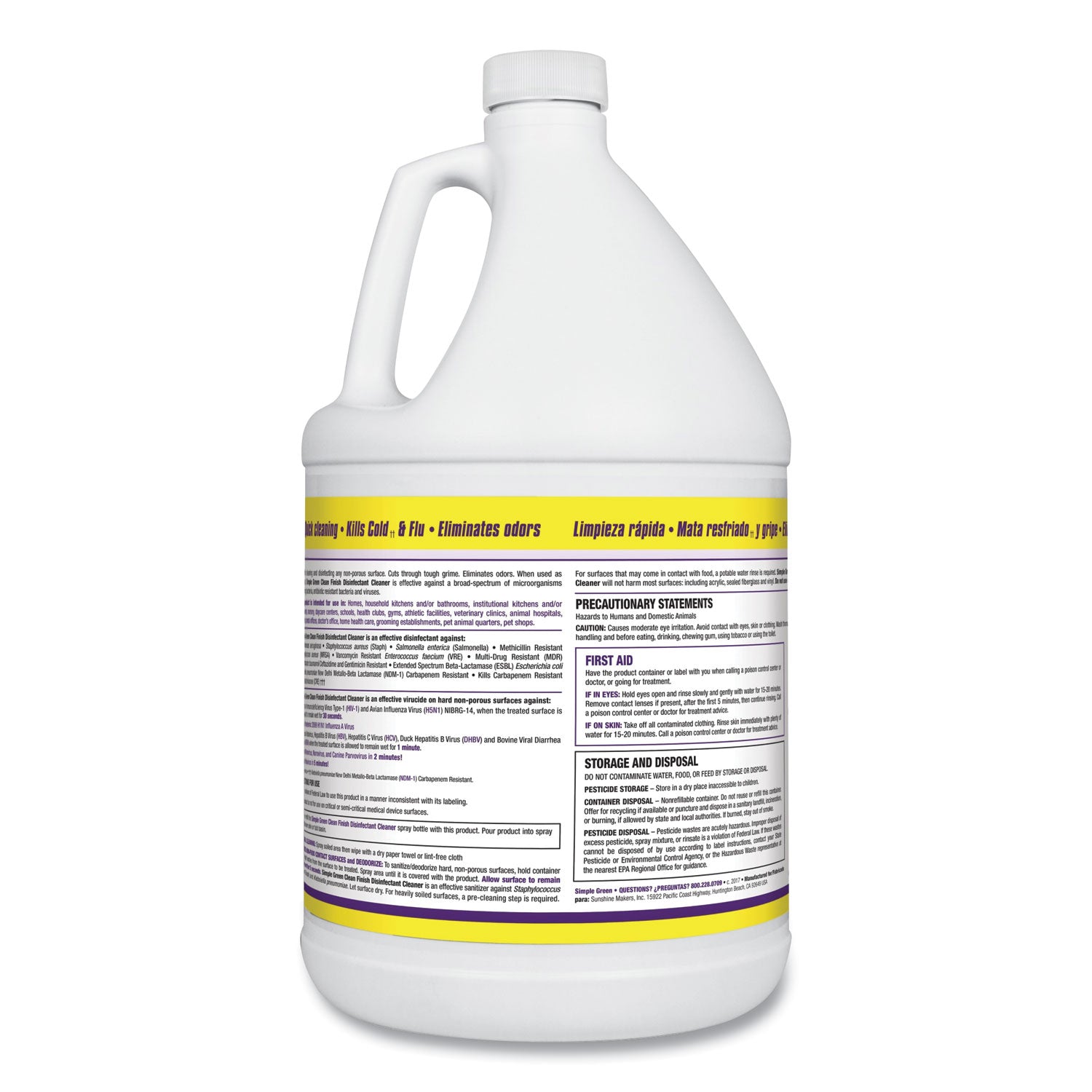 clean-finish-disinfectant-cleaner-1-gal-bottle-herbal_smp01128ea - 2