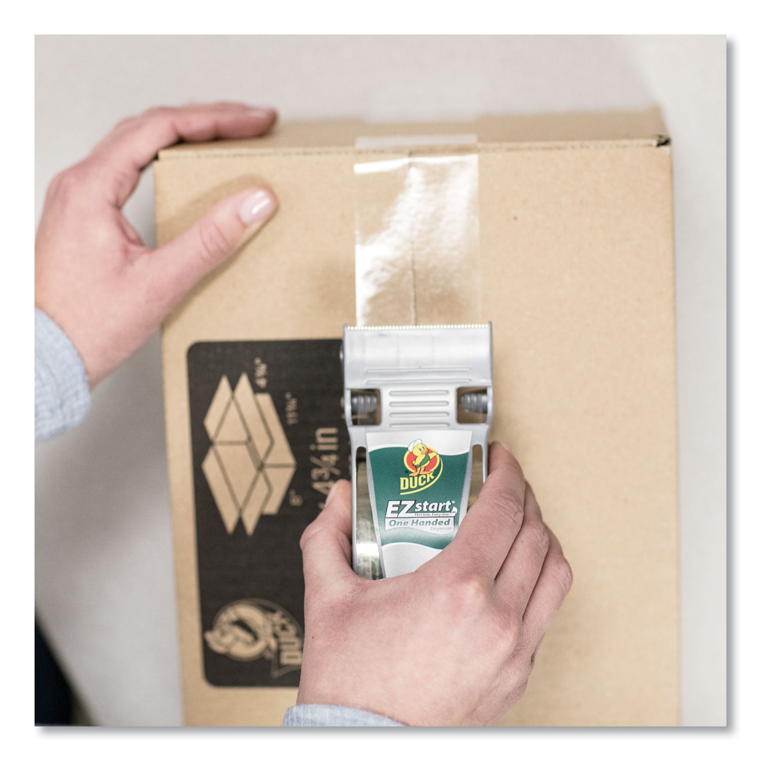 EZ Start Premium Packaging Tape, 3" Core, 1.88" x 60 yds, Clear