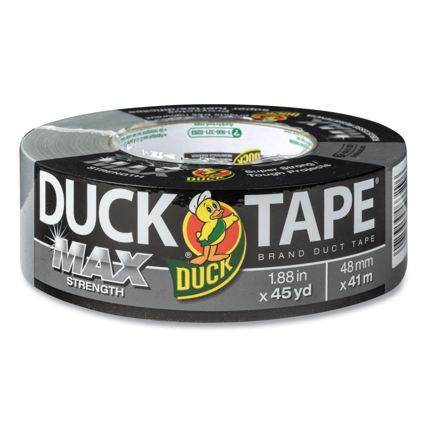MAX Duct Tape, 3" Core, 1.88" x 45 yds, Silver - 