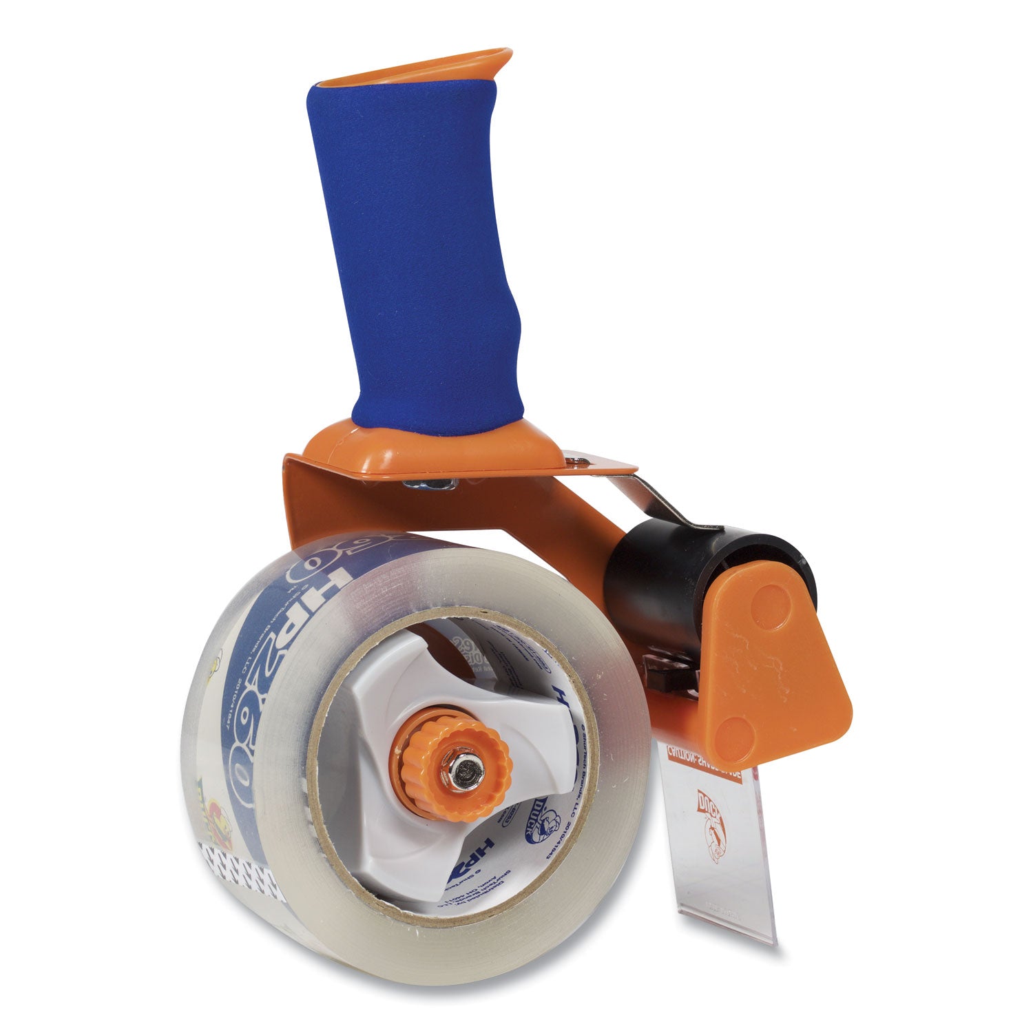Bladesafe Antimicrobial Tape Gun with One Roll of Tape, 3" Core, For Rolls Up to 2" x 60 yds, Orange - 