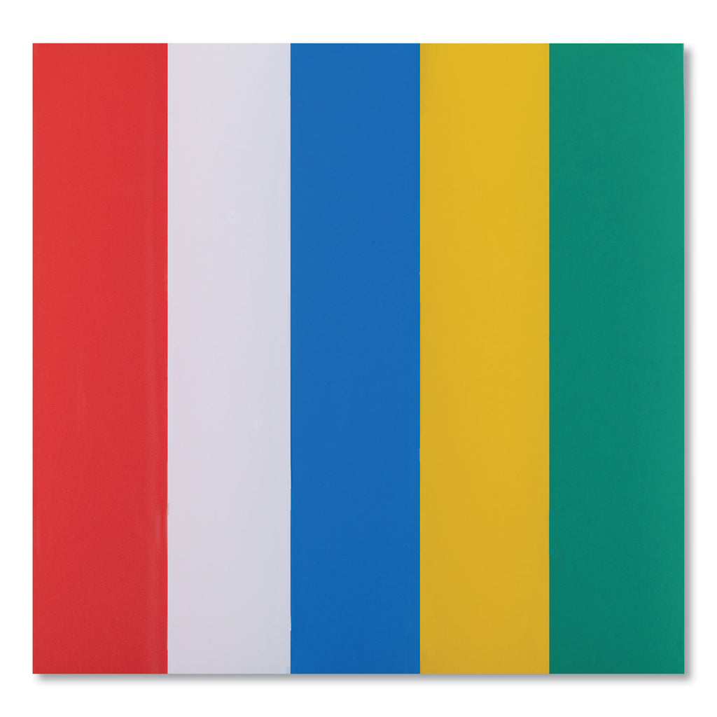 Electrical Tape, 1" Core, 0.75" x 12 ft, Assorted Colors, 5/Pack - 