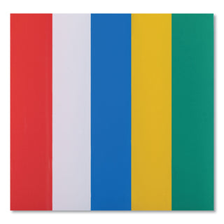Electrical Tape, 1" Core, 0.75" x 12 ft, Assorted Colors, 5/Pack - 