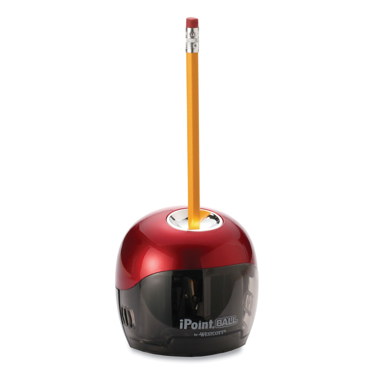 iPoint Ball Battery Sharpener, Battery-Powered, 3 x 3.25, Red/Black - 