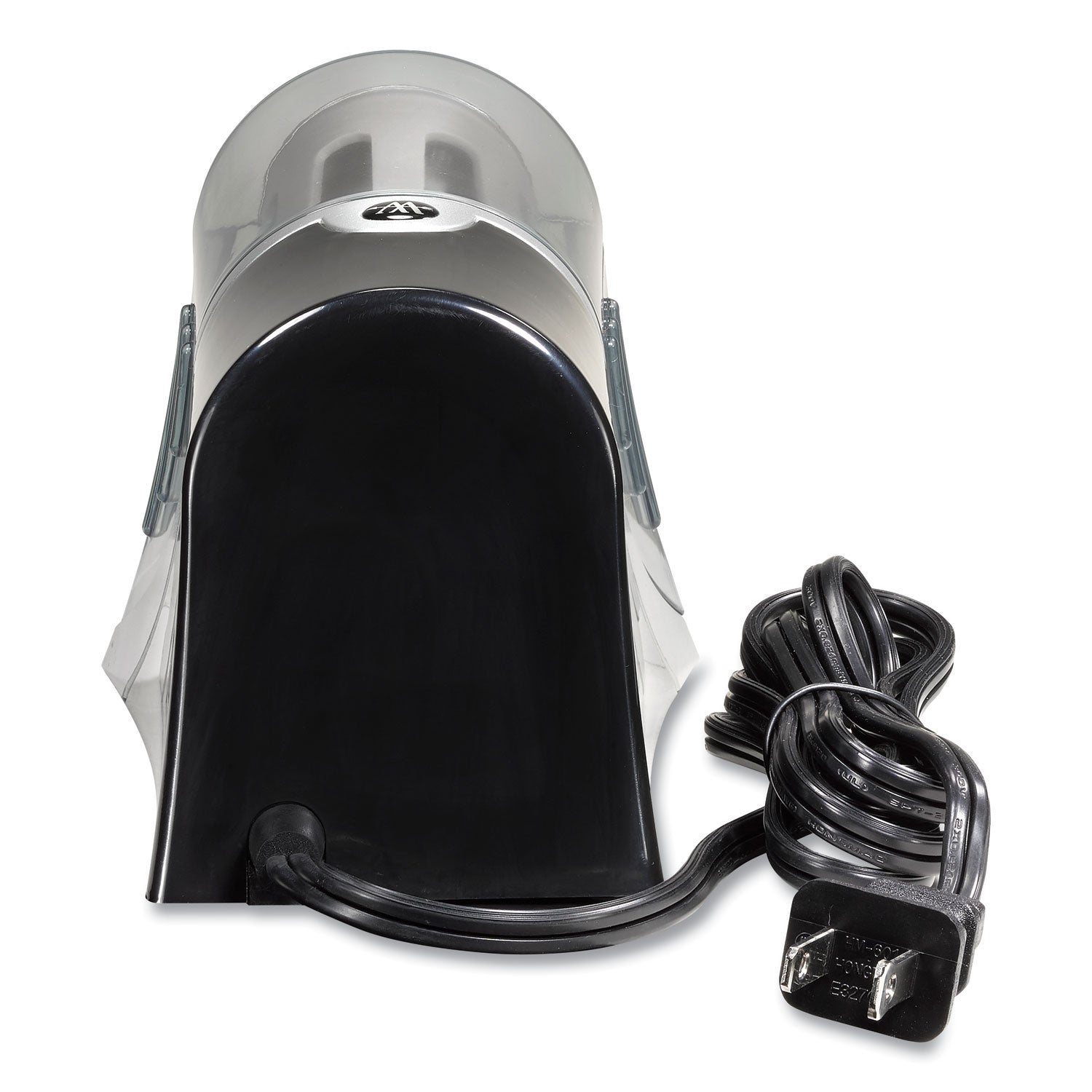 iPoint Evolution Axis Pencil Sharpener, AC-Powered, 4.25 x 7 x 4.75, Black/Silver