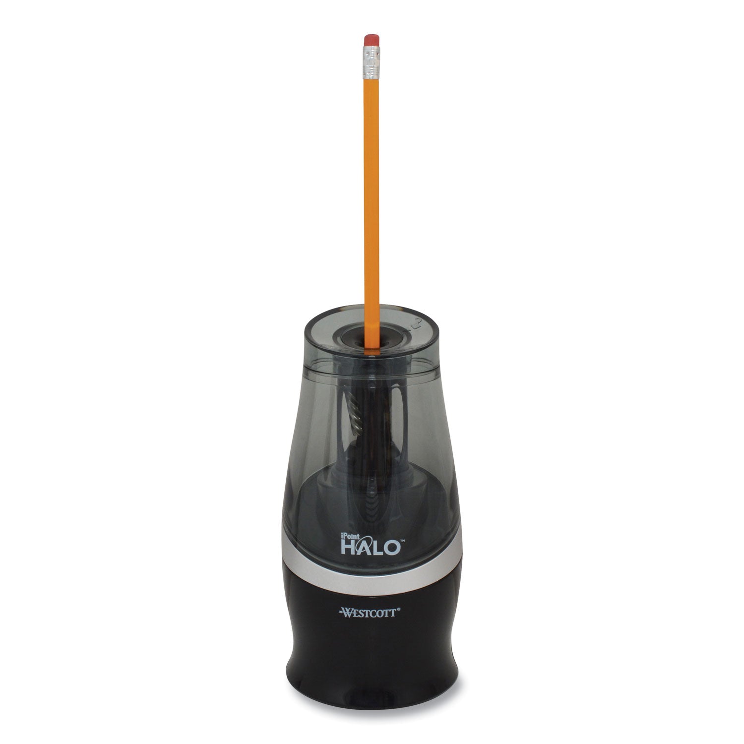 halo-colored-pencil-non-stick-electric-sharpener-ac-powered-35-x-675-black-silver_acm16894 - 3