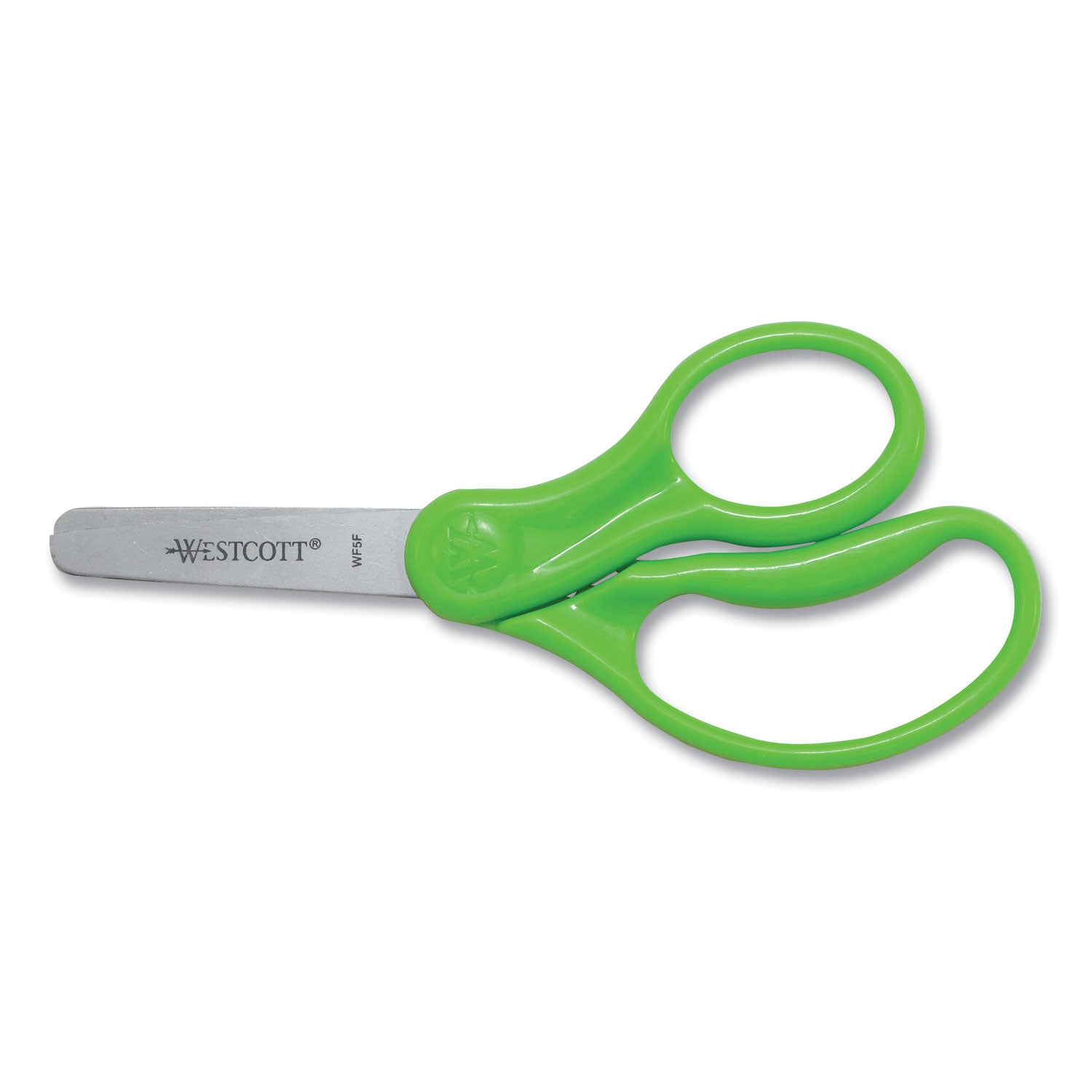 For Kids Scissors, Blunt Tip, 5" Long, 1.75" Cut Length, Randomly Assorted Straight Handles - 