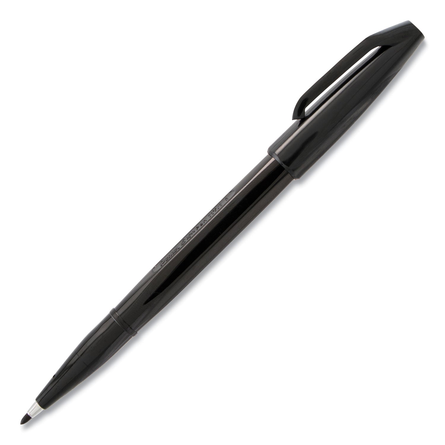 Sign Pen Fine Point Color Marker, Extra-Fine Bullet Tip, Black, Dozen - 