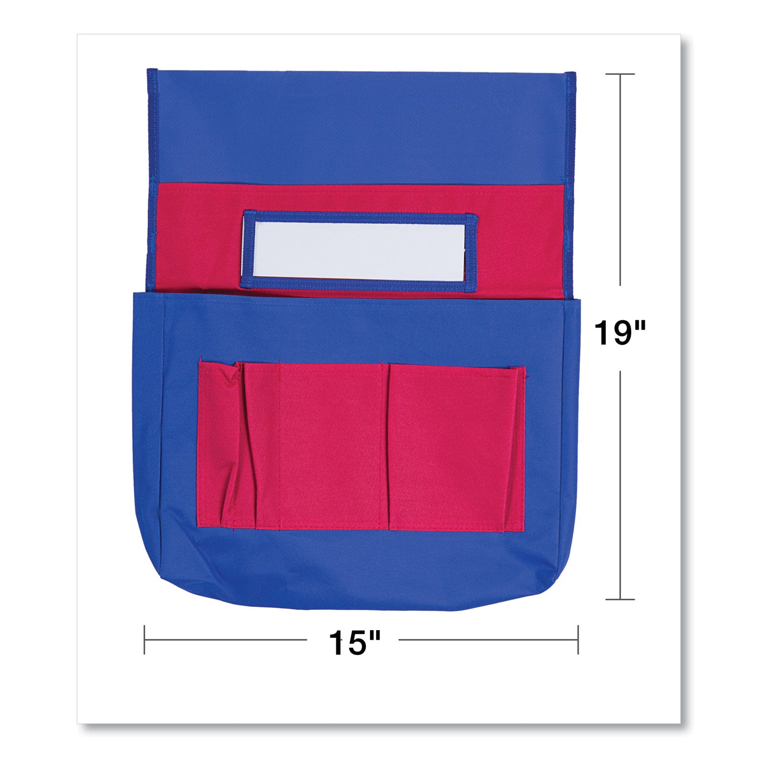 chairback-buddy-pocket-chart-7-pockets-15-x-19-blue-red_cdpcd158035 - 2