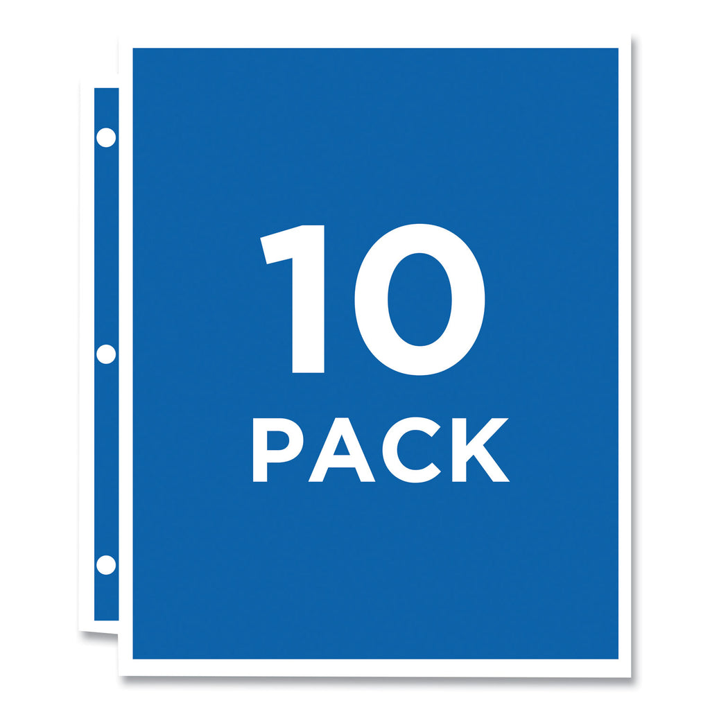 Photo Storage Pages for Four 4 x 6 Horizontal Photos, 3-Hole Punched, 10/Pack