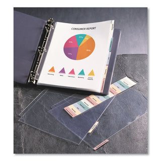 protect-n-tab-top-load-clear-sheet-protectors-w-five-tabs-letter_ave74160 - 3