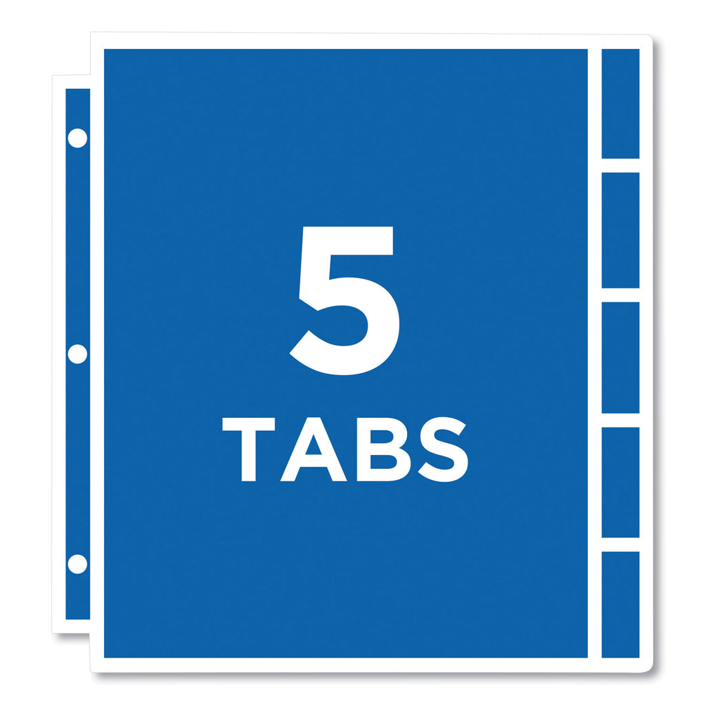 protect-n-tab-top-load-clear-sheet-protectors-w-five-tabs-letter_ave74160 - 4