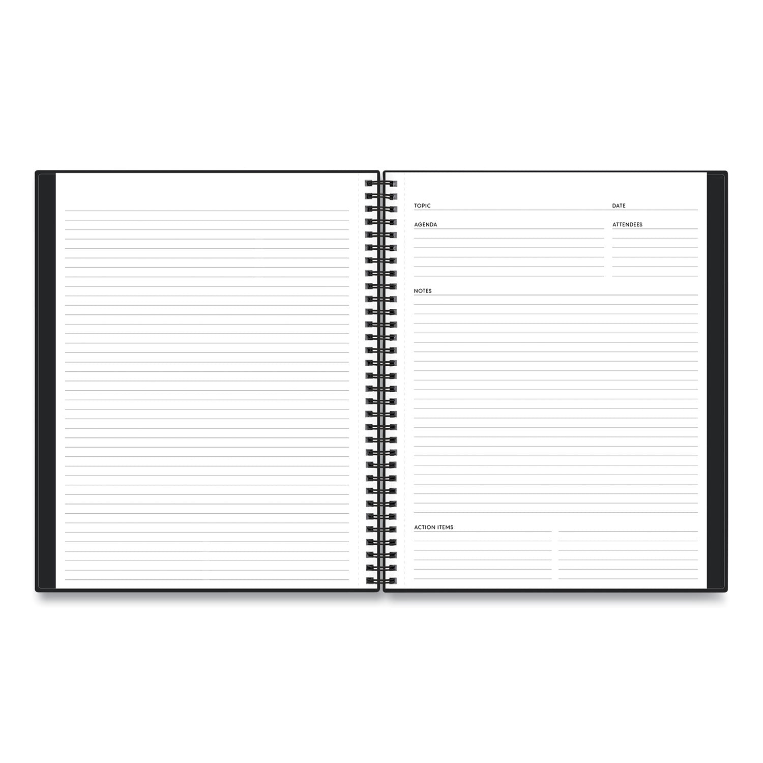 aligned-business-notebook-1-subject-meeting-minutes-notes-format-with-narrow-rule-black-cover-78-11-x-85-sheets_bls121454 - 3