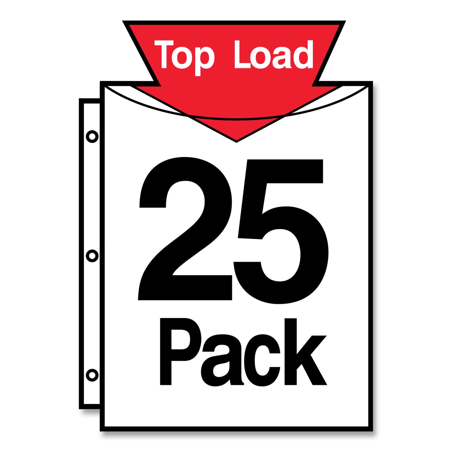 secure-top-sheet-protectors-super-heavy-gauge-letter-diamond-clear-25-pack_ave76000 - 4