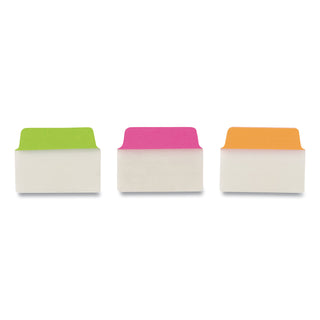 Ultra Tabs Repositionable Tabs, Standard: 2" x 1.5", 1/5-Cut, Assorted Neon Colors, 24/Pack