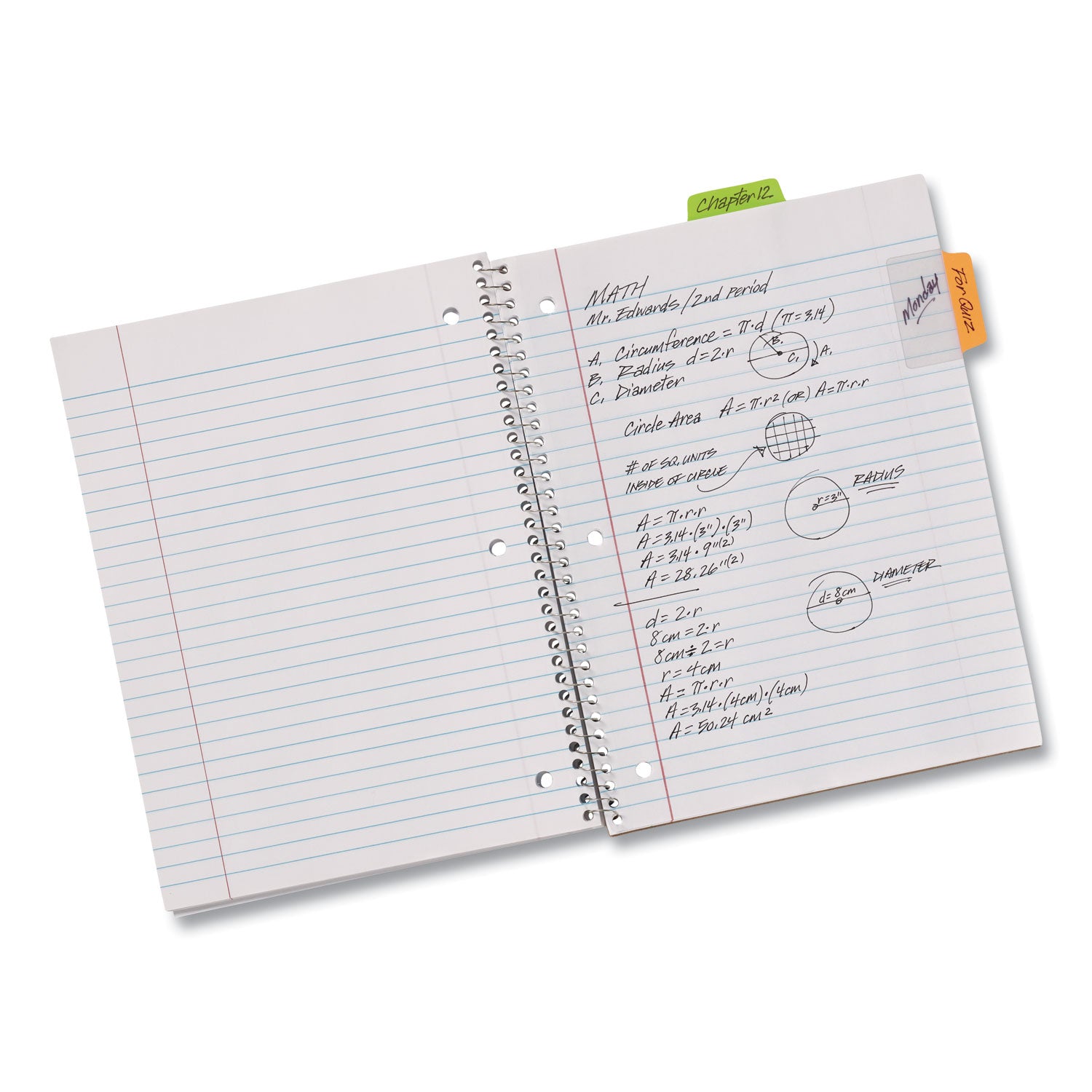 Ultra Tabs Repositionable Tabs, Standard: 2" x 1.5", 1/5-Cut, Assorted Neon Colors, 48/Pack - 