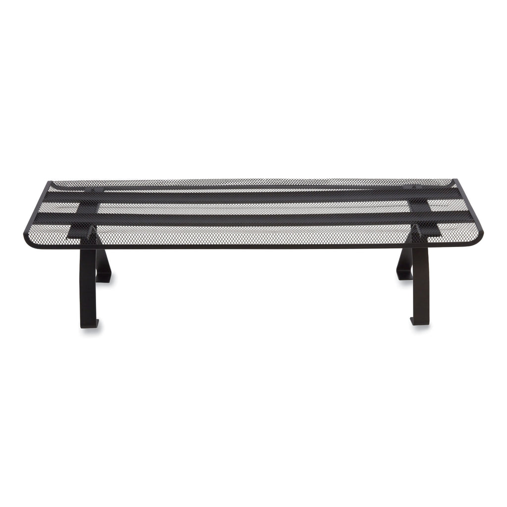 Wire Mesh Raised Shelf, 26.57 x 1.5 x 7.48, Black