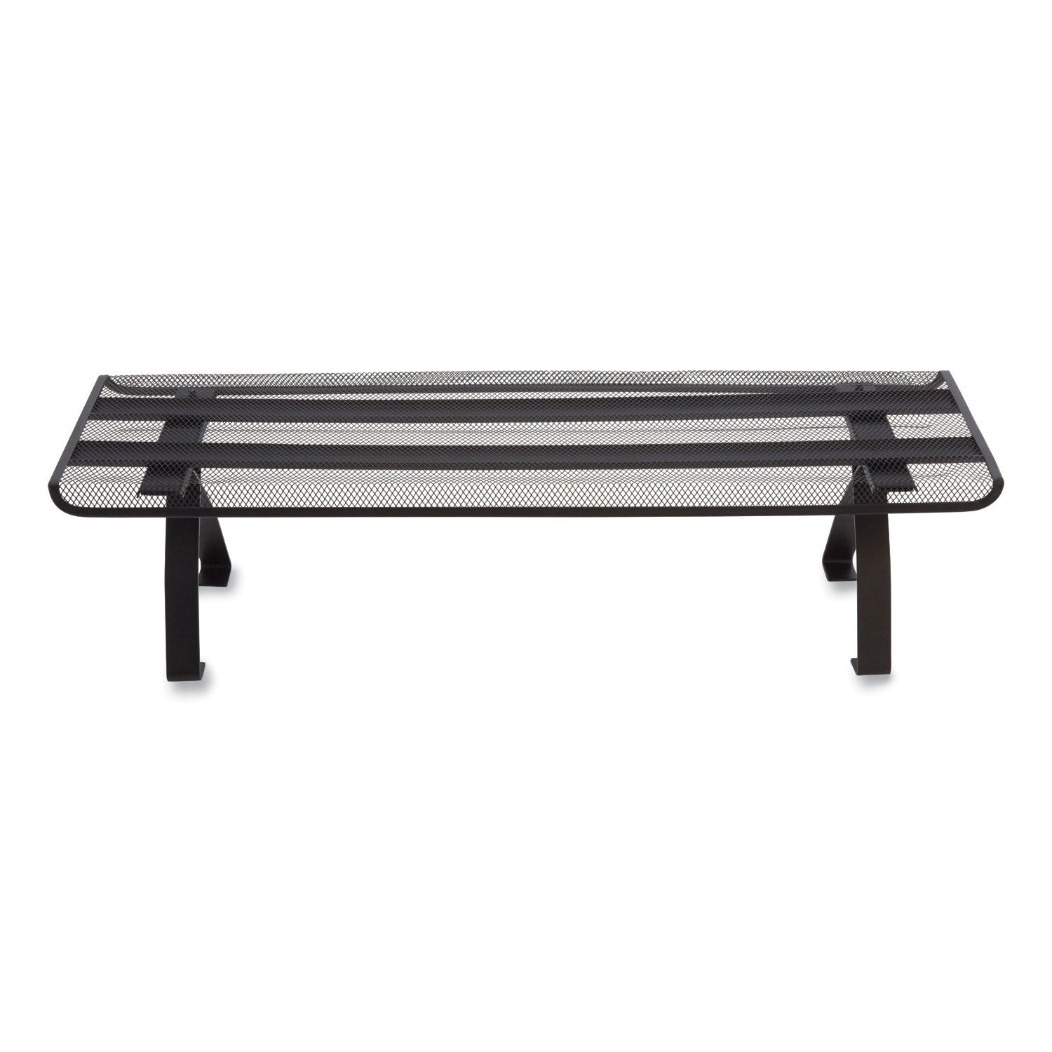 Wire Mesh Raised Shelf, 26.57 x 1.5 x 7.48, Black