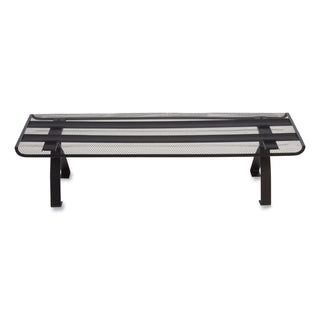 Wire Mesh Raised Shelf, 26.57 x 1.5 x 7.48, Black