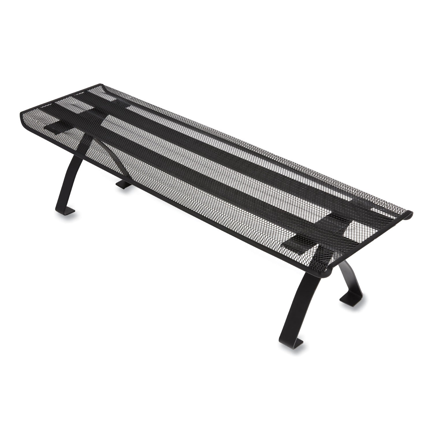 Wire Mesh Raised Shelf, 26.57 x 1.5 x 7.48, Black