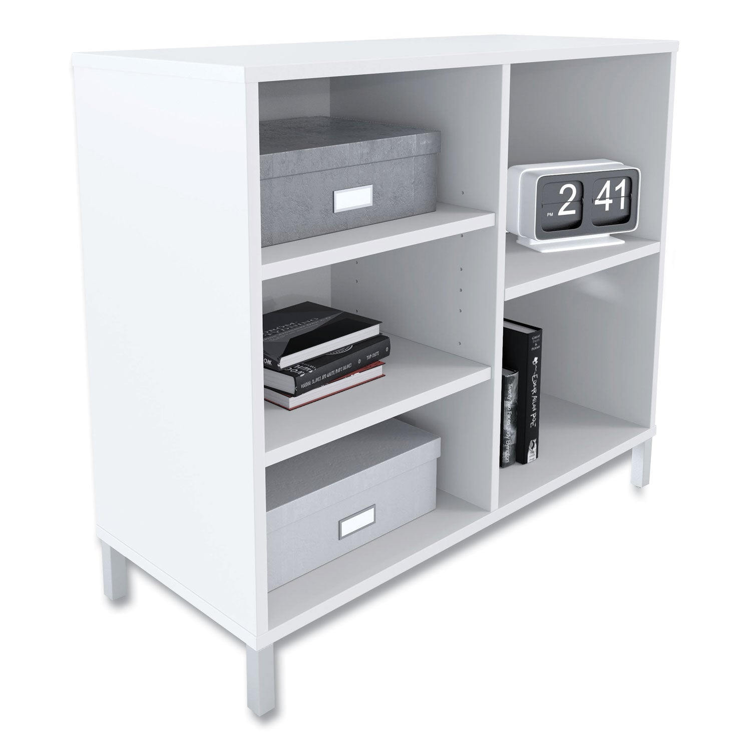 essentials-laminate-bookcase-five-shelf-36w-x-15d-x-316h-white_uos24398965 - 3