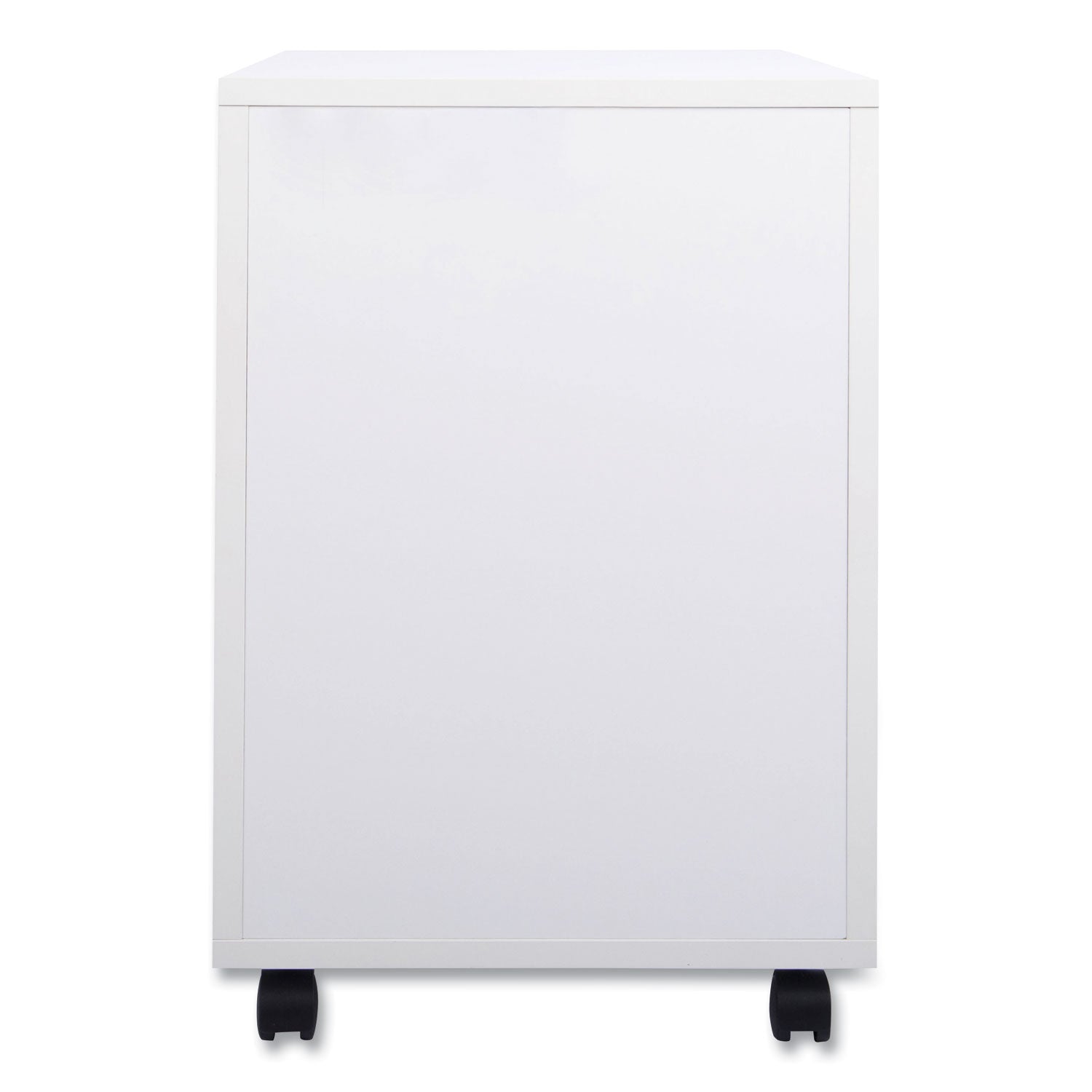 Essentials Mobile Pedestal File, Left or Right, 3-Drawers: Box/Box/File, Legal/Letter, White, 15.6" x 21.3" x 24.3