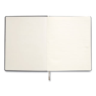 Hardcover Business Journal, 1-Subject, Narrow Rule, Black Cover, (96) 10 x 8 Sheets