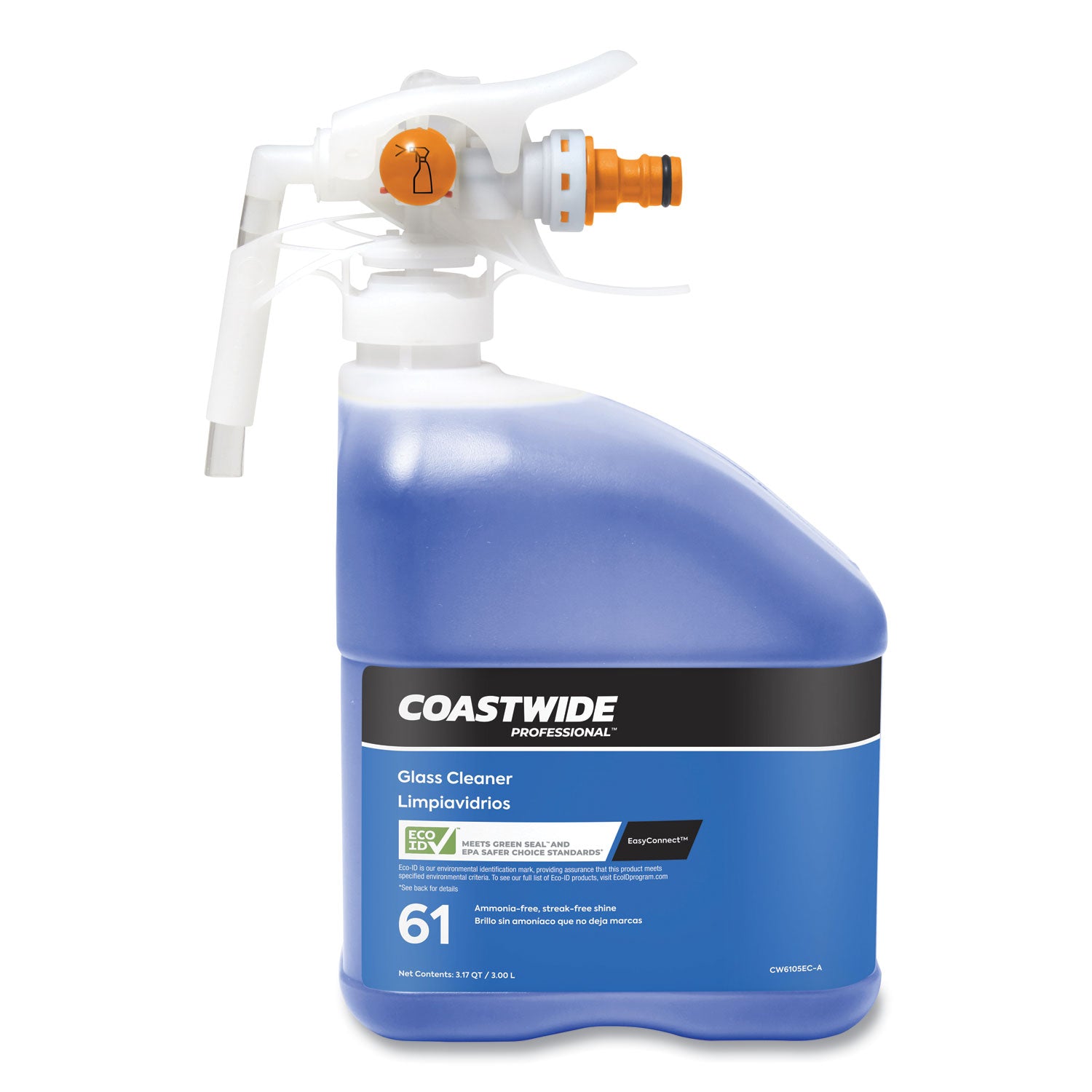 glass-cleaner-61-eco-id-ammonia-free-concentrate-for-easyconnect-systems-unscented-101-oz-bottle-2-carton_cwz24381057 - 1