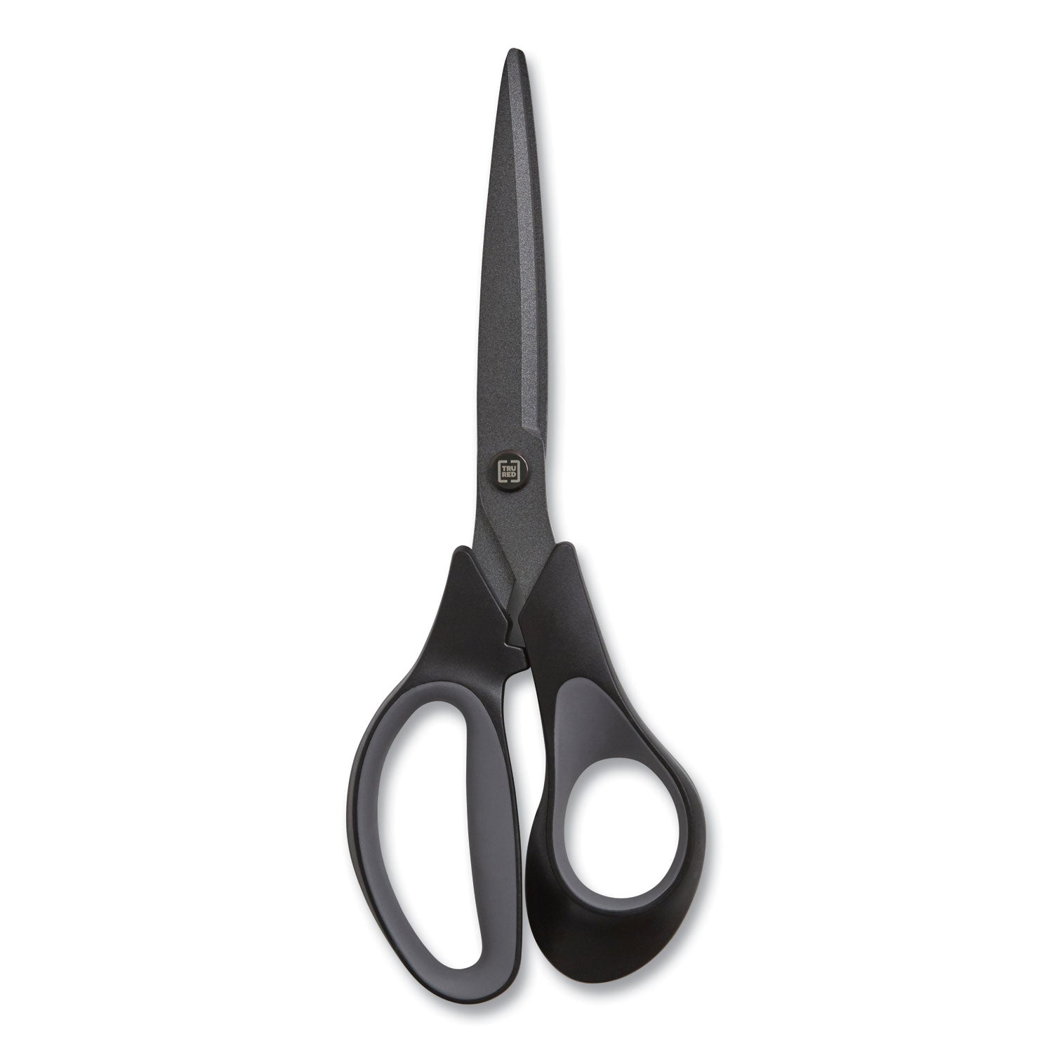 non-stick-titanium-coated-scissors-8-long-386-cut-length-charcoal-black-blades-black-gray-straight-handle_tud24380515 - 2