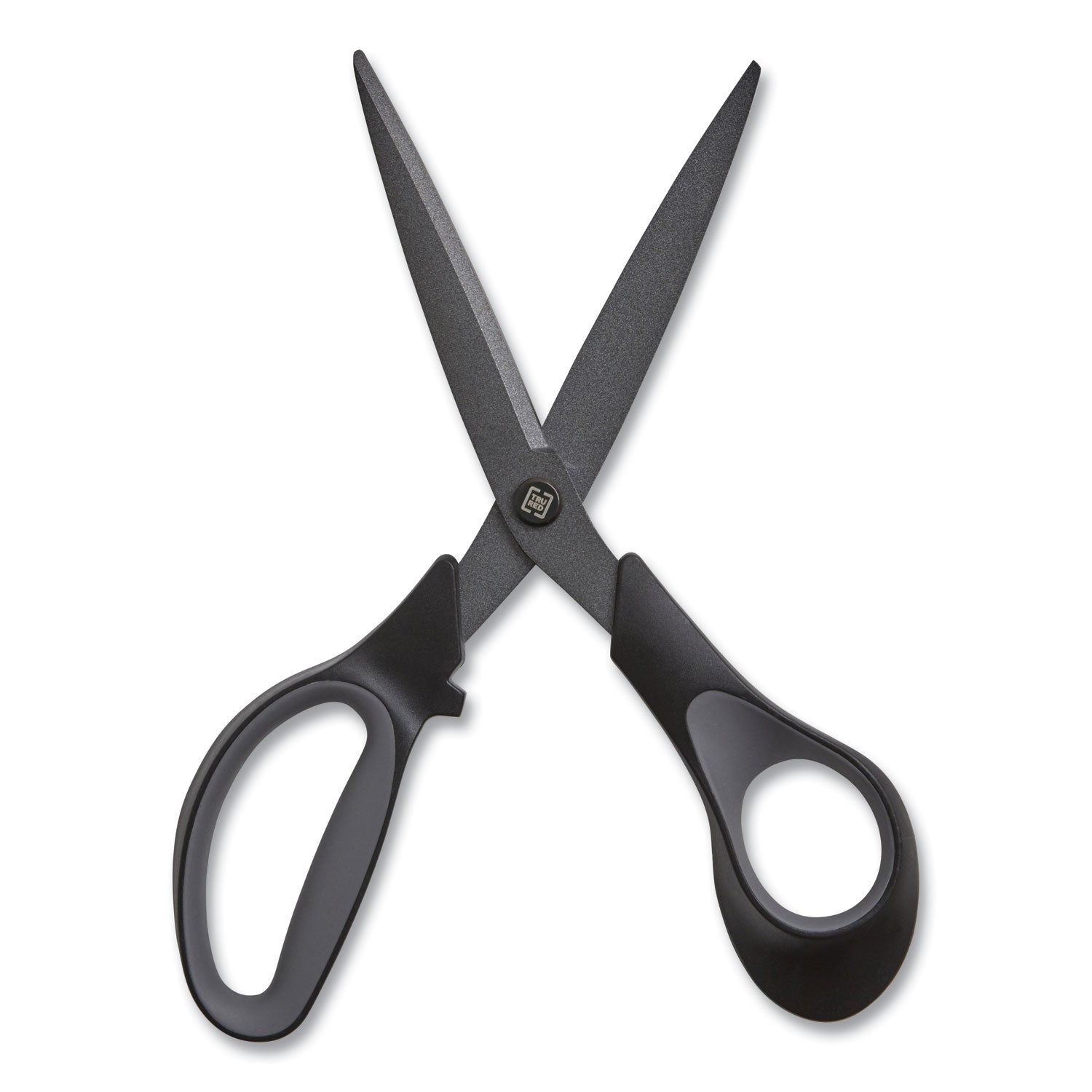 non-stick-titanium-coated-scissors-8-long-386-cut-length-charcoal-black-blades-black-gray-straight-handle_tud24380515 - 3