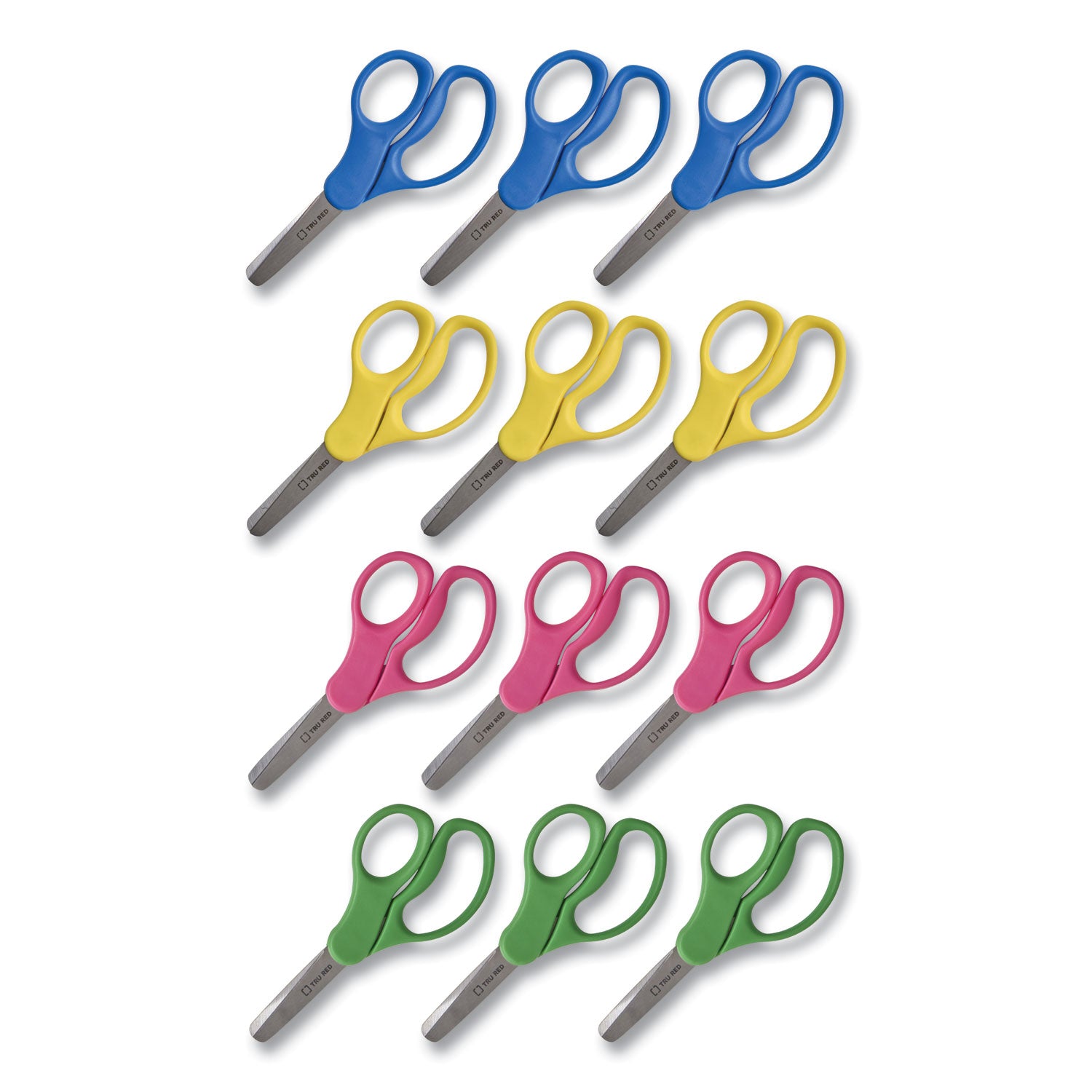 kids-blunt-tip-stainless-steel-safety-scissors-5-long-205-cut-length-assorted-straight-handles-12-pack_tud24380519 - 1