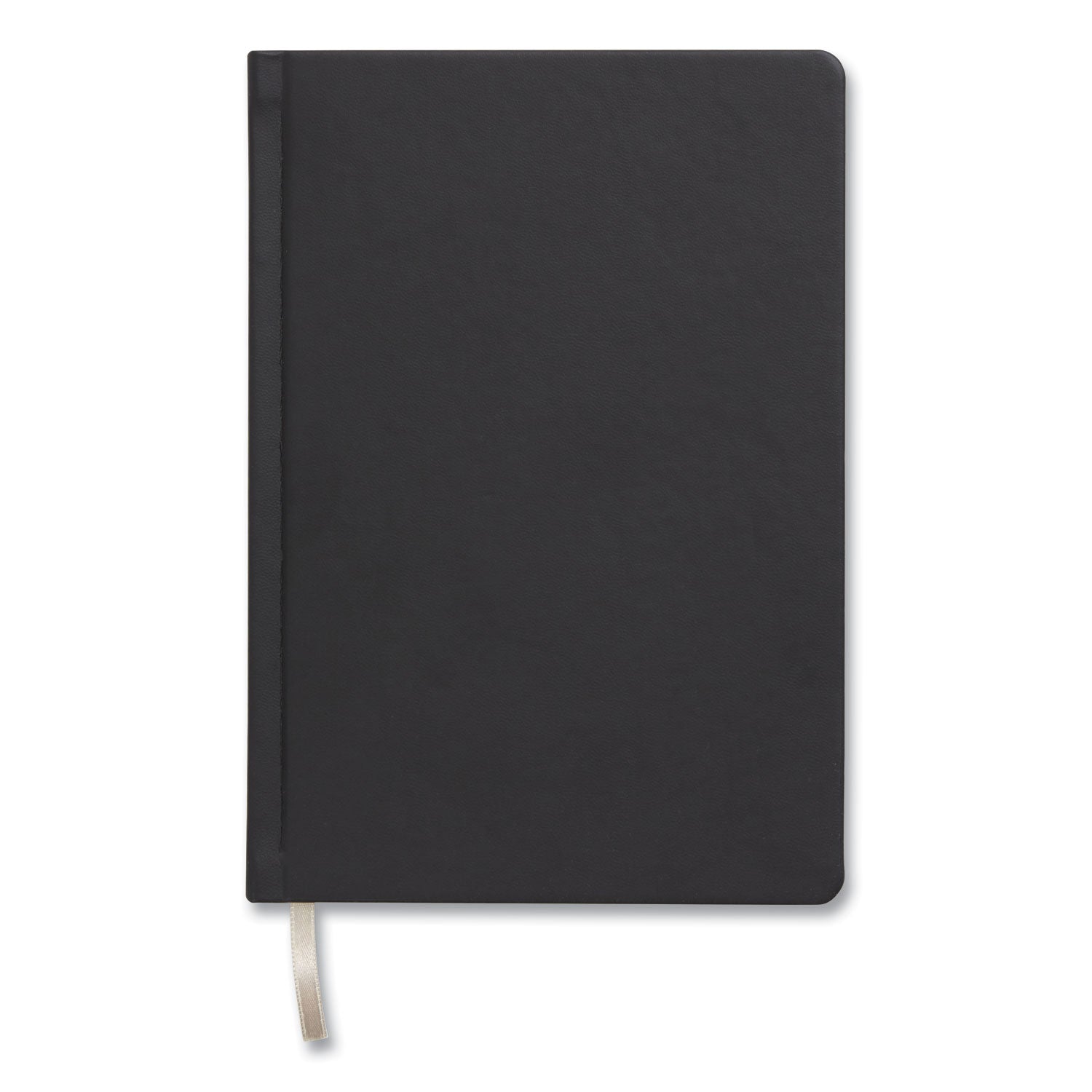 Flexible-Cover Business Journal, Elastic Closure, 1-Subject, Narrow Rule, Black Cover, (128) 8 x 5.5 Sheets