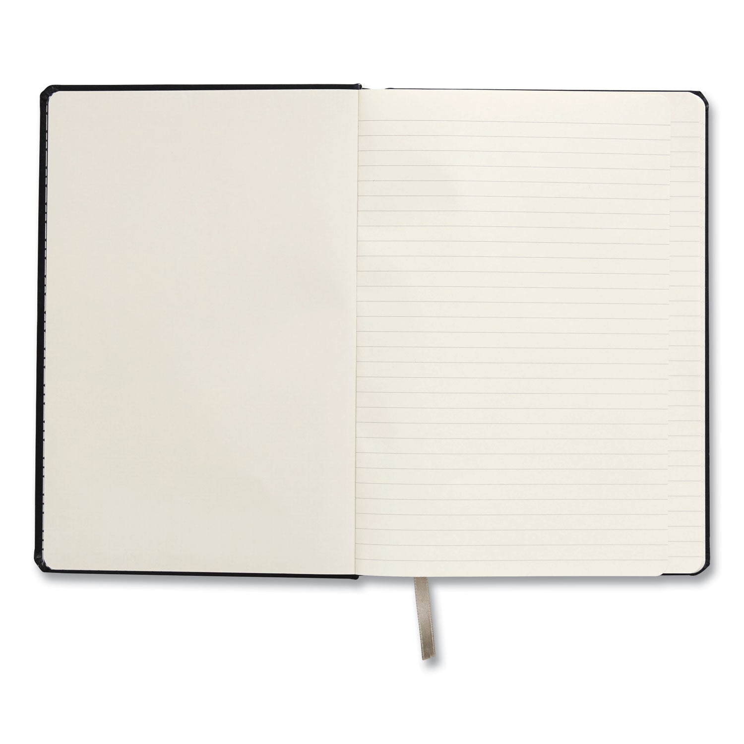 Hardcover Business Journal, 1-Subject, Narrow Rule, Black Cover, (96) 8 x 5.5 Sheets