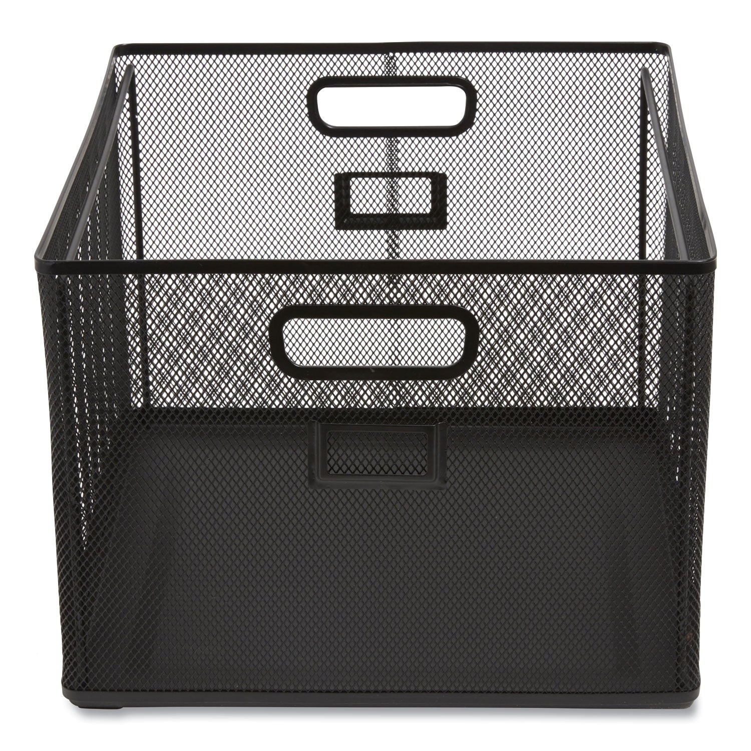 Wire Mesh File Organizer, Letter Size, 13.98" Long, Black