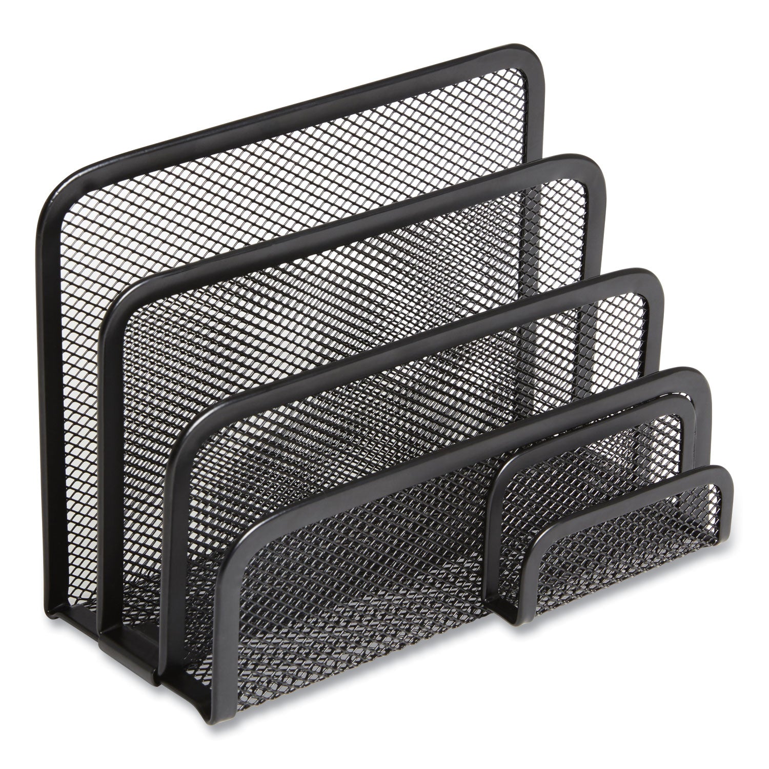 wire-mesh-mail-sorter-with-business-card-holder-4-sections-#6-1-4-to-#16-envelopes-559-x-393-x-755-matte-black_tud24402451 - 4